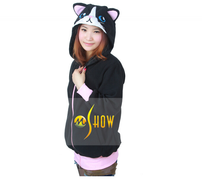 女性の動物2014年最新スタイルフーディジャケット甘いコートコットン製ハロウィーンパーティーのために問屋・仕入れ・卸・卸売り