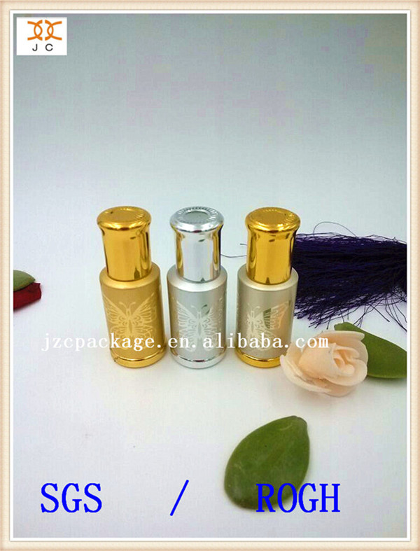 蝶のデザイン3ml5ml10mlミニアルミオイルボトルの香水瓶でロール仕入れ・メーカー・工場