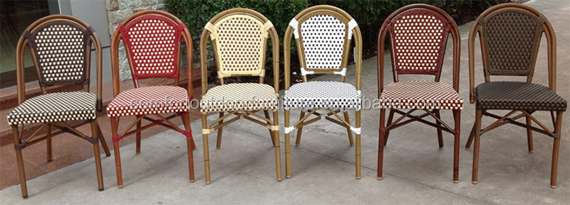 商用品質のアルミラタンのレストランの椅子仕入れ・メーカー・工場