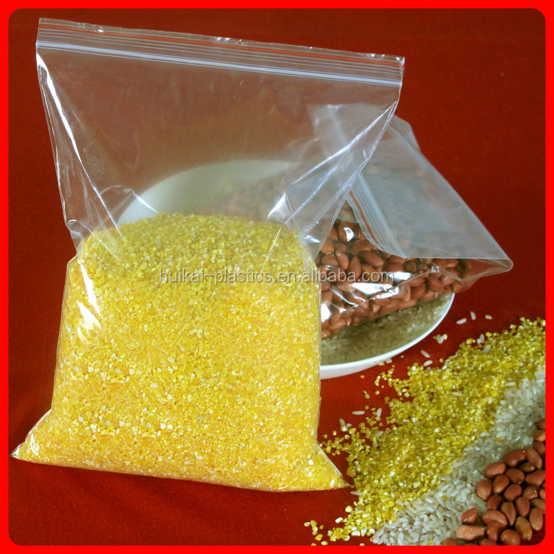 white zip lock plastic bags , food storage bag, resealable zip lock bag