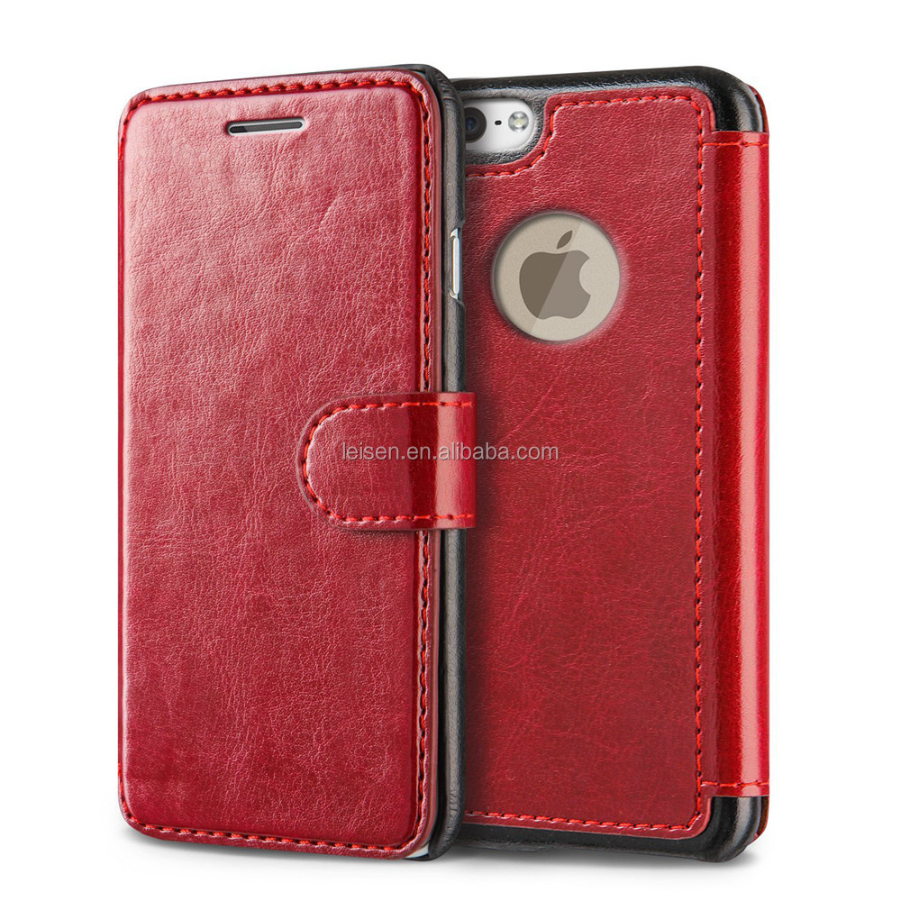 高- 品質カバーpuの革の財布、 アップル社のiphone用ケース6/6s仕入れ・メーカー・工場