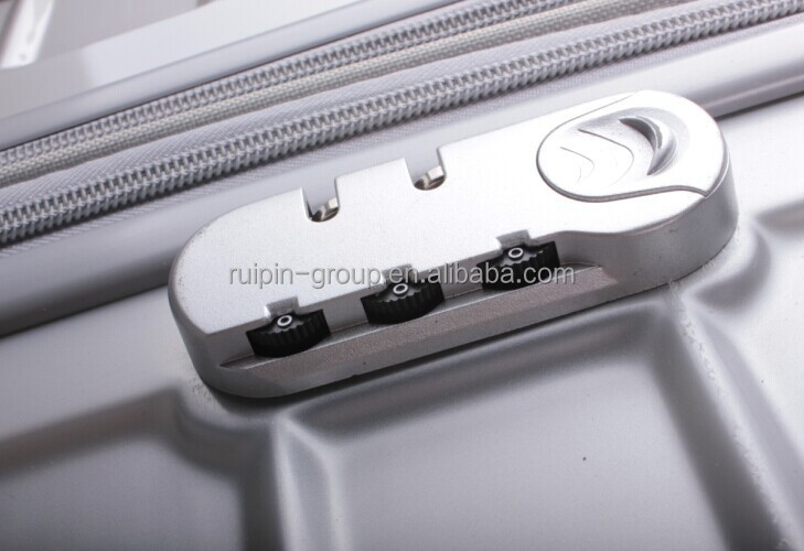 トロリーabsの旅行の荷物3枚銀著名なスーツケースセット、 中国のスーツケース、 スーツケース仕入れ・メーカー・工場