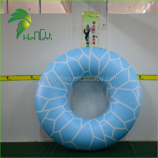 inflatable blue swimming ring