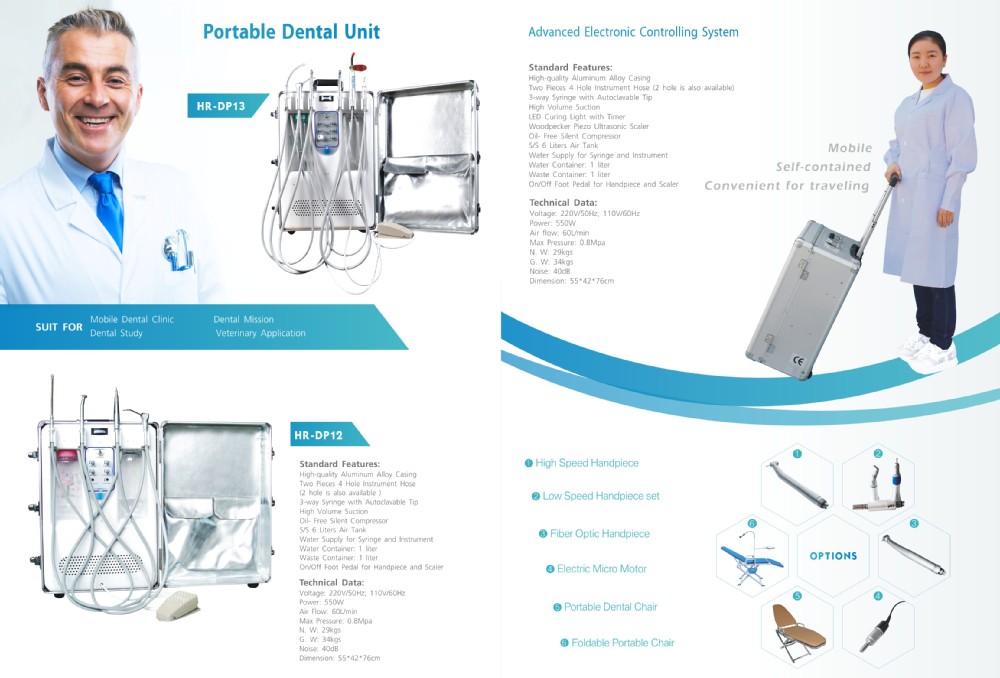 ポータブル歯科ユニット/equipment、 ポータブル歯科タービンユニット、 ポータブル歯の吸引装置仕入れ・メーカー・工場