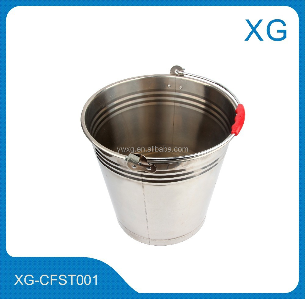 Stainless Steel Water Bucket / Garden Water Bucket / Metal Bucket With