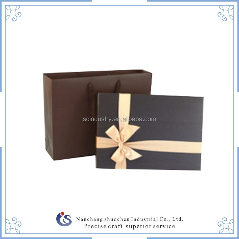 rectangle shape paper gift box/ hot sale paper gift box