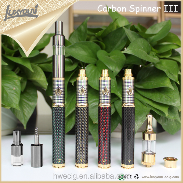 kit carbon spinner 3 1600mah adjustable voltage ego battery, View ego 