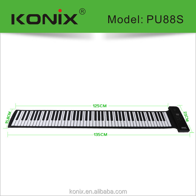 最新2015ソフトキーボードusbmidiロールアップピアノフレキシブル88鍵のピアノ問屋・仕入れ・卸・卸売り