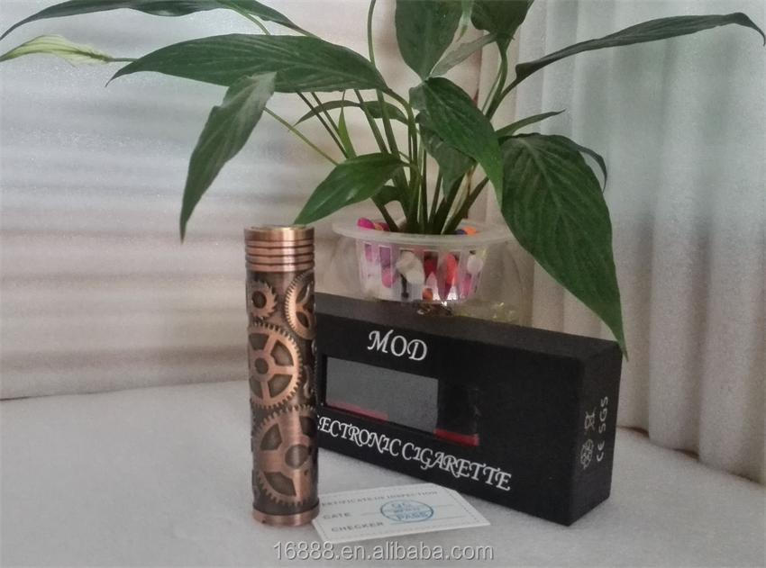 2014 Newest china wholesale e cigarette copper mod steampunk 18650 mod 5 colors available vs paragon penny stingray mod.