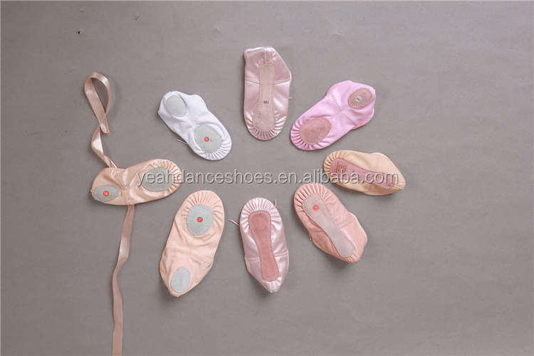 children pink soft slippers ballet shoe cheap baby ballet shoes