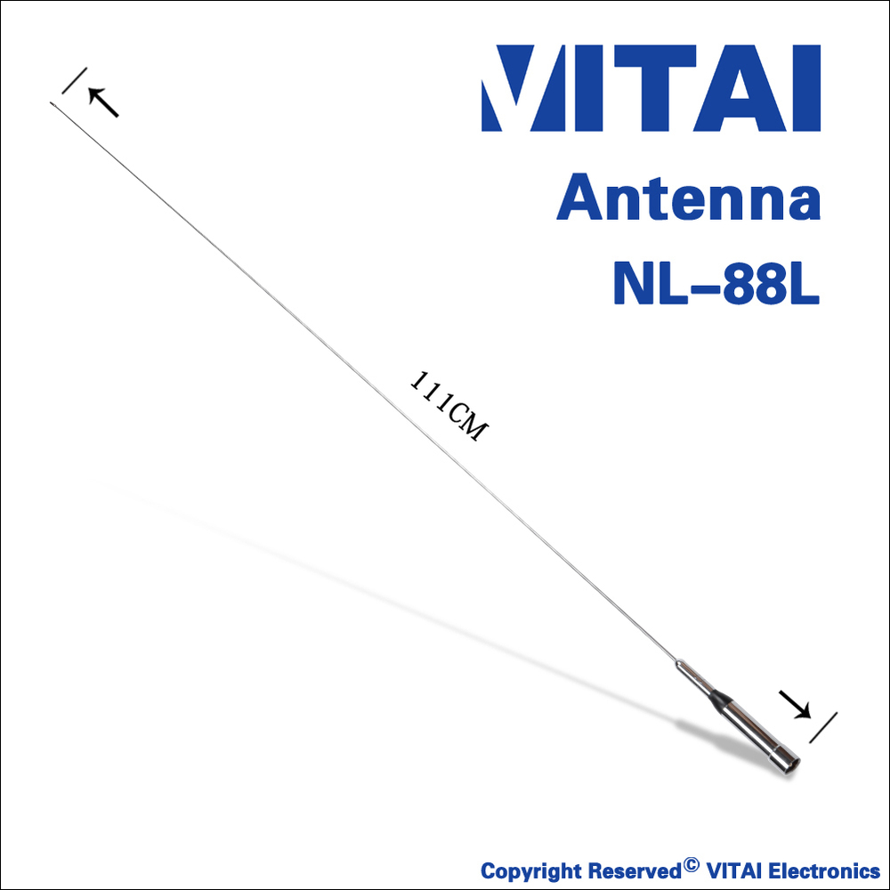 Vitainl-88l144/430mhz50w3.0/6.0dbiモバイル双方向ラジオアンテナ仕入れ・メーカー・工場