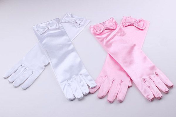 カスタム結婚式の赤いサテンの手袋仕入れ・メーカー・工場