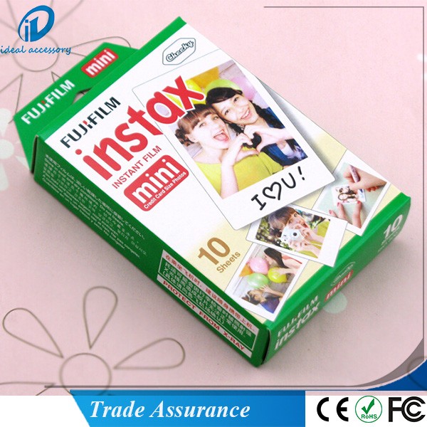 10 листов/пакет Fujifilm Instax Mini пленка 3 дюймов белый фильм
