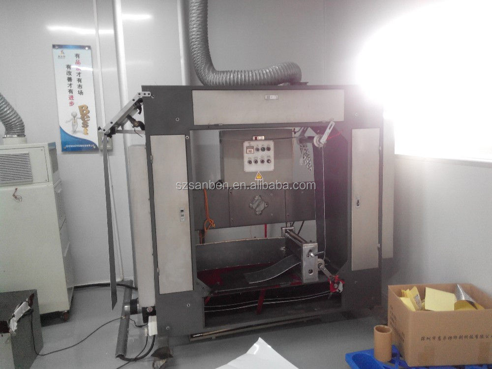 SBS-320 1色ロールは、スクリーン印刷機、ラベルフラットベッドシルクスクリーン印刷機械でirオーブン仕入れ・メーカー・工場