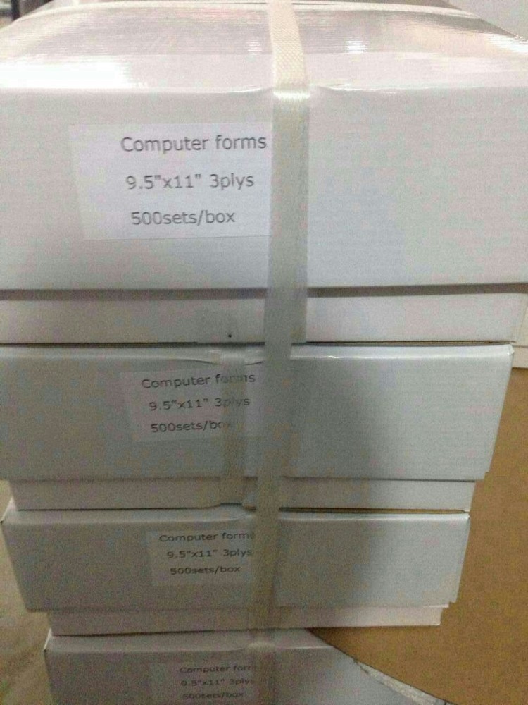 Free Sample 3Ply Continuous Carbonless Printing All Kinds Sizes