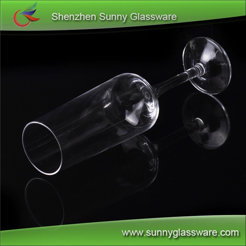 Luxury wine glass wedding champagne flute in glass