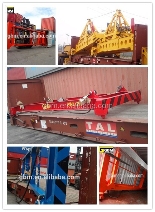 半自動40ft/20ft iso標準ツイストロックコンテナスプレッダー仕入れ・メーカー・工場