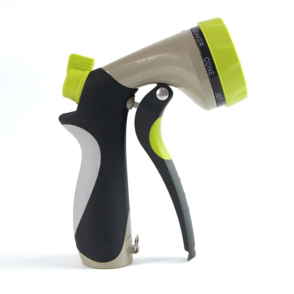 Fei hu Plastic Garden Hose Watering Spray Gun, Spray Nozzle with 8 Different Mode and High Pressure Hand Sprayer for Watering Washing car Shower02.JPG
