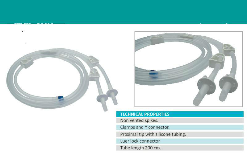 Cystoscopy Bladder Irrigation Set Buy Irrigation Set,Cysto Bladder Irrigation Set,Four Lead