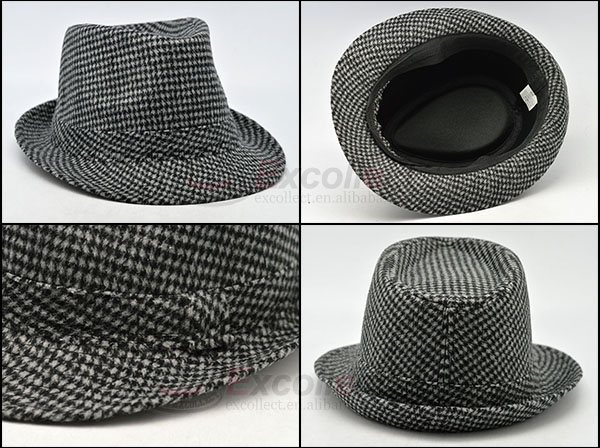 熱い販売の灰色のフェドーラ帽子仕入れ・メーカー・工場