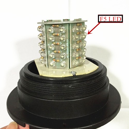 Dc12-48v f5 ledストロボ警告ライト、アンバー磁気マウントビーコンライト用トラックとフォークのリフト仕入れ・メーカー・工場