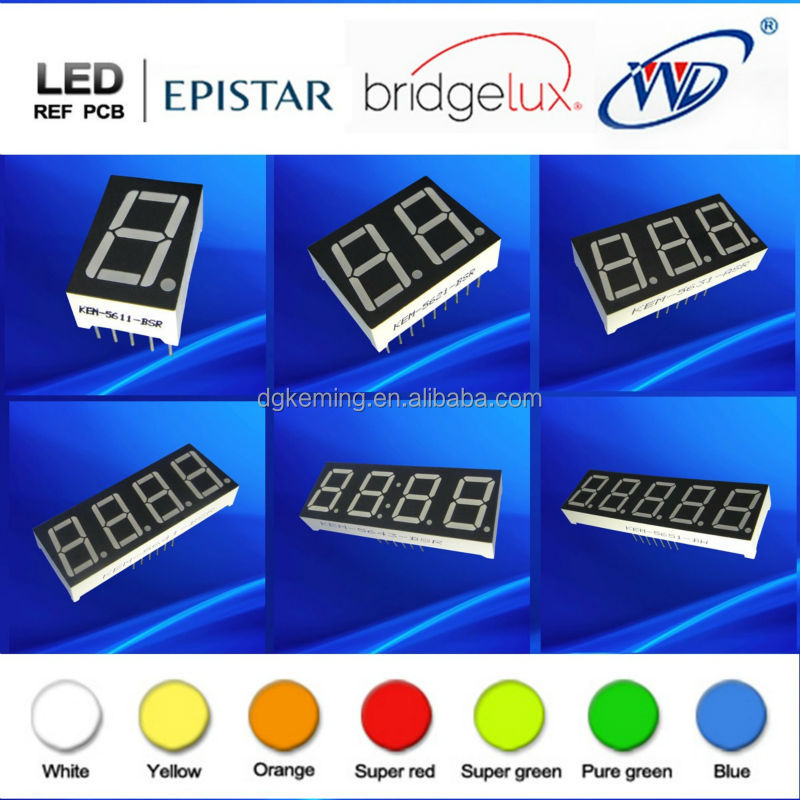 0.56 inch 3 digit super red 3 numbers led 7 segment led display