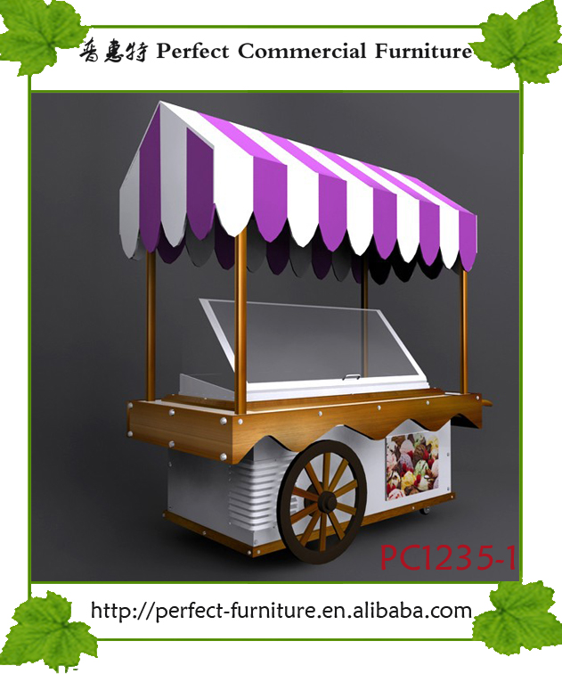 kiosk manufacturer ice cream cart used street popsicle cart for