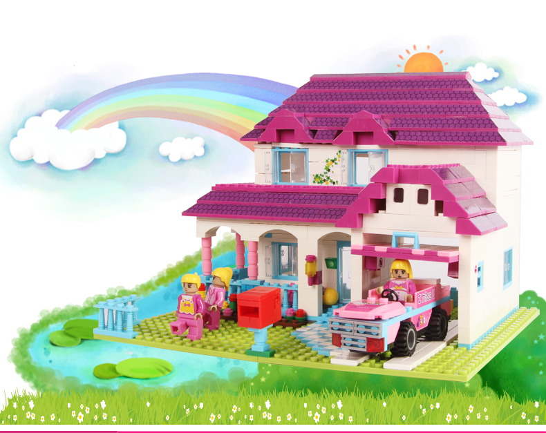 卸売教育おもちゃのブロックの建物の夢ausini王女の女の子のための屋内少しおもちゃゲーム問屋・仕入れ・卸・卸売り
