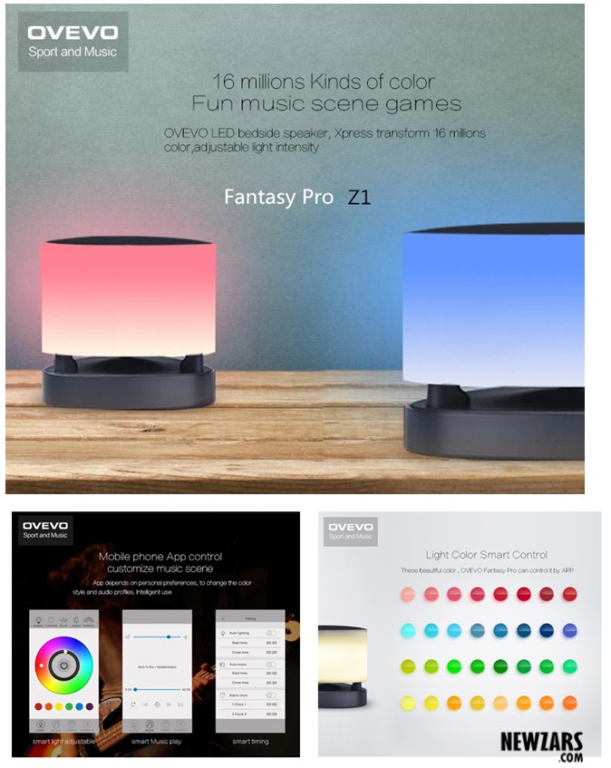 Ovevo ファンタジー プロ Z1bluetooth スマート app コントロール led ランプ スピーカー仕入れ・メーカー・工場