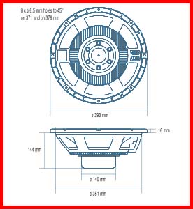 ネオ磁石15インチハイパワースピーカーのウーファー仕入れ・メーカー・工場