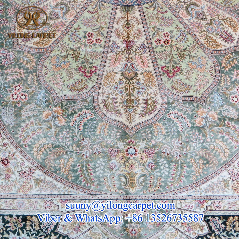 Klassieke ontwerp van handgemaakte turkse beige 5x7.5ft dubbele ...