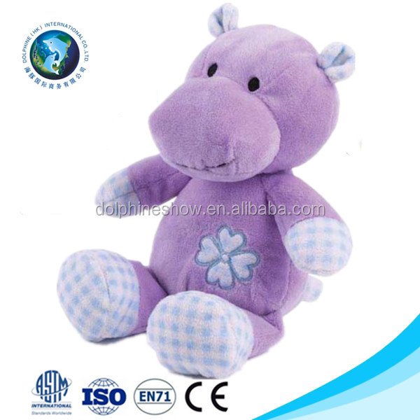 purple hippopotamus stuffed animal