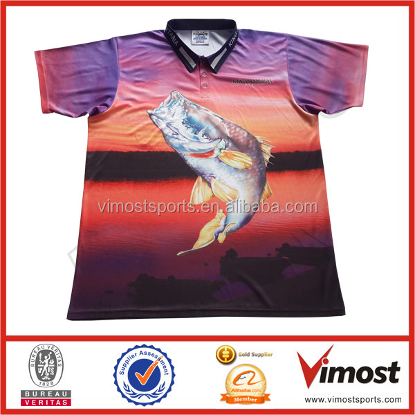 カスタム魚の釣りの摩耗シャツsubllimationフィッシングシャツ仕入れ・メーカー・工場