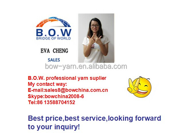 2014 High Quality4.8S saffron yellow open end/oe recycle cotton yarn for gloves for fabric and offer free sample