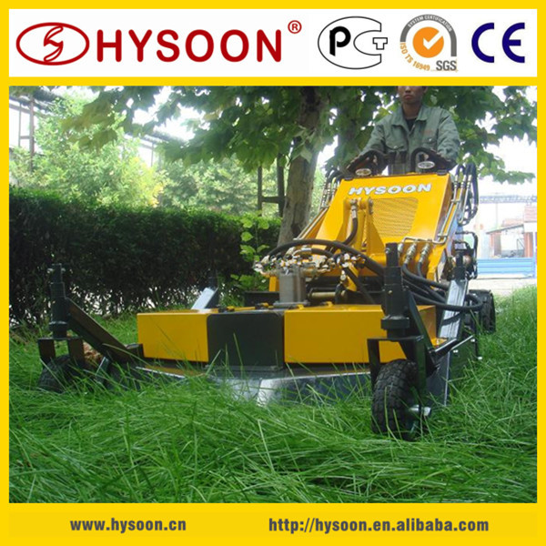 HY380 mini skid steer loader with lawn mower.jpg