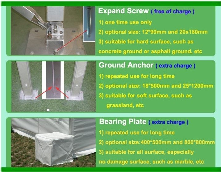 tent fixed method