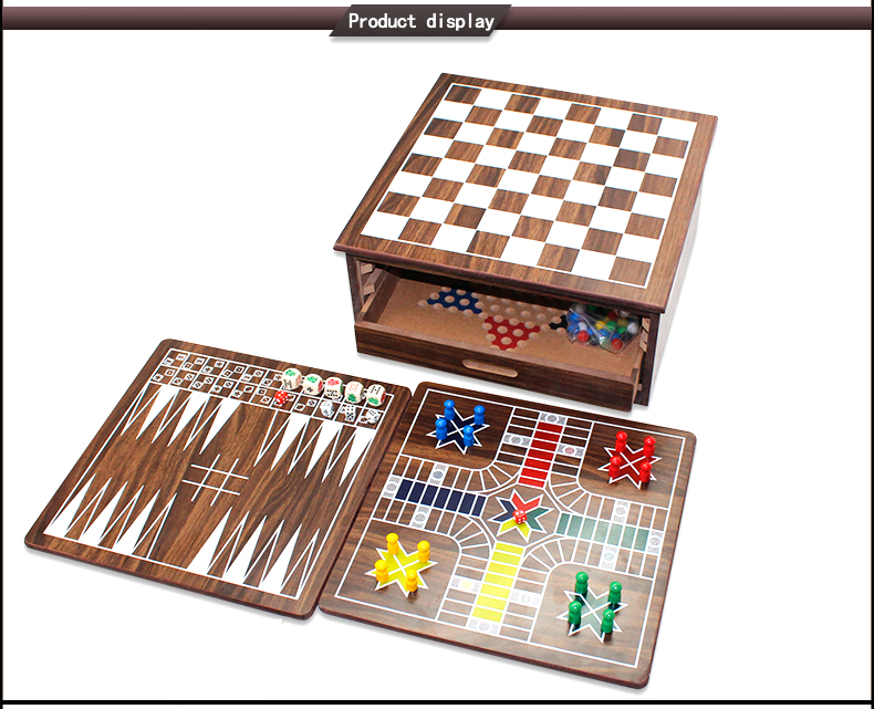 10 In 1 / Games Set /multifunction Games Buy Game Set In Wooden Box