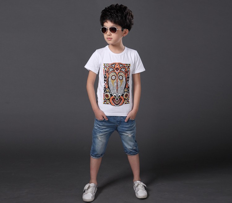 高品質の新しいファッション短い袖o- ネック男の子のt- シャツ仕入れ・メーカー・工場