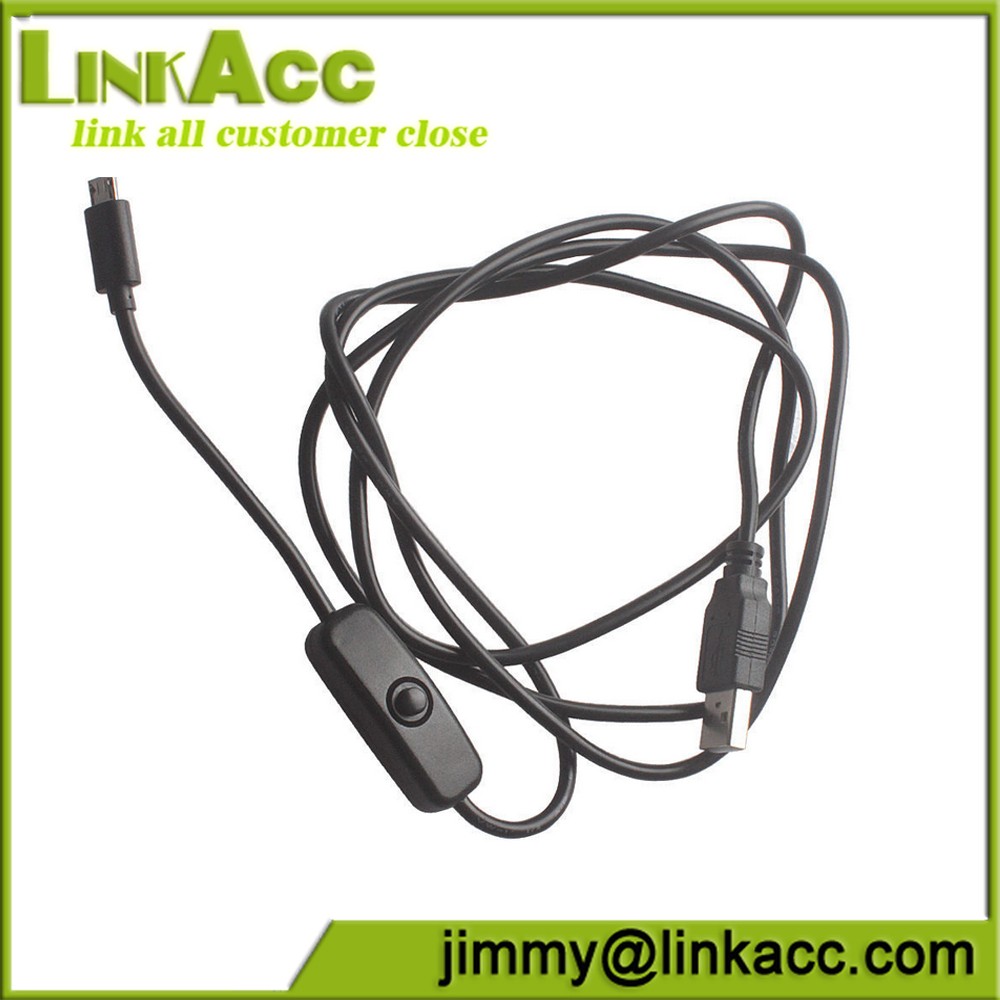 Linkaccqm1 Micro Usb To Usb With Inline On/off Power Switch Cable