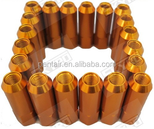 5/12*1.25 aluminum 20 pcs for racing tire lug nuts parts spares