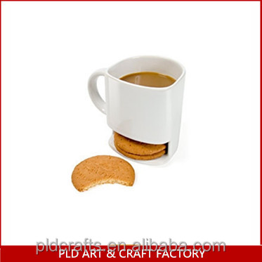 カスタムロゴの印刷マグカップセラミッククッキー/クッキーマグ磁器/磁器のコーヒーカップ仕入れ・メーカー・工場