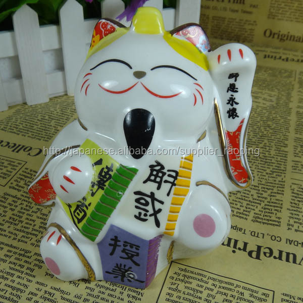 かわいい日本セラミックスセラミック猫の貯金箱仕入れ・メーカー・工場
