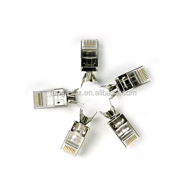 高品質connectorcat5e/cat6/cat6a/cat7シールドrj45モジュラープラグ仕入れ・メーカー・工場