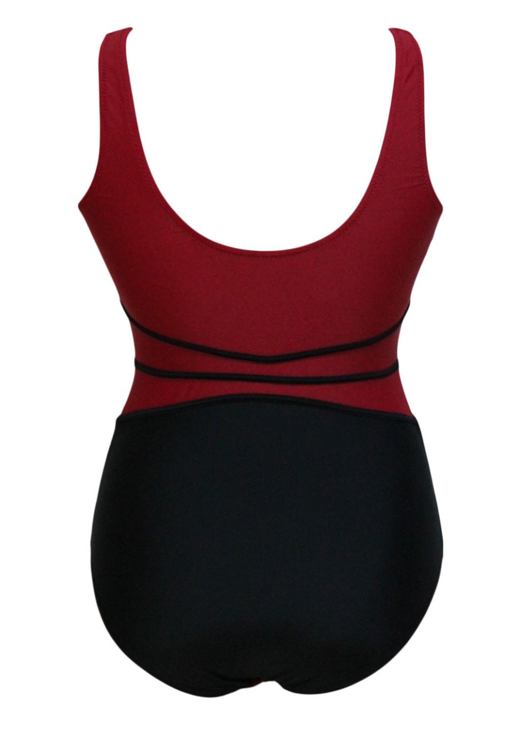 Red-Black-Mesh-Cutout-Teddy-Swimwear-LC40919-15806