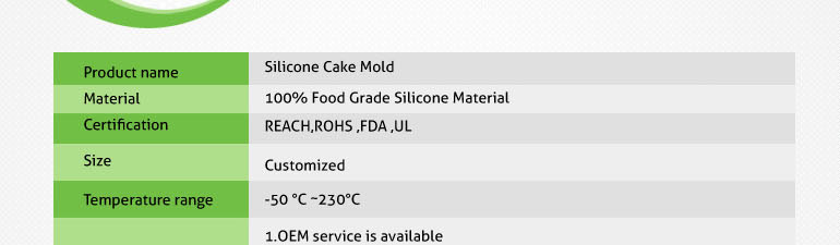 High-end newest silicone mould for cake decorations