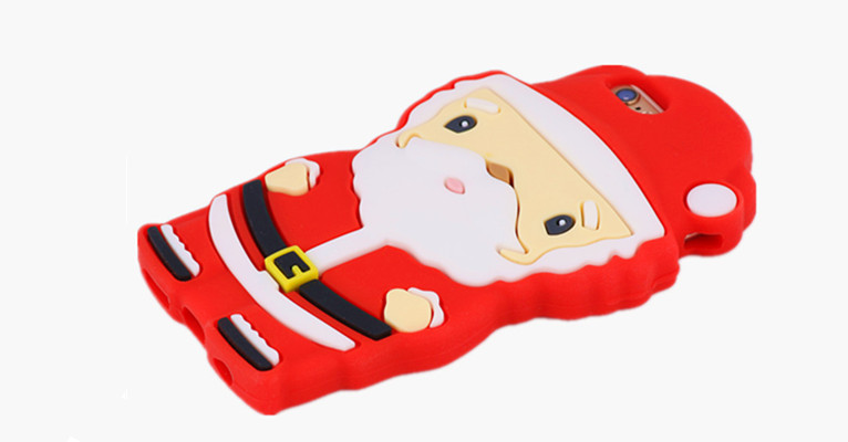 カスタムのメリークリスマスの贈り物シリコン携帯電話用ケース仕入れ・メーカー・工場