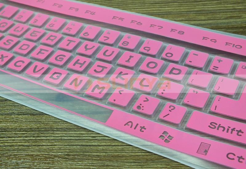 カラフルなエコ- フレンドリーなシリコンキーボードスキンデスクトップコンピュータ用のシリコンキーボードカバー問屋・仕入れ・卸・卸売り