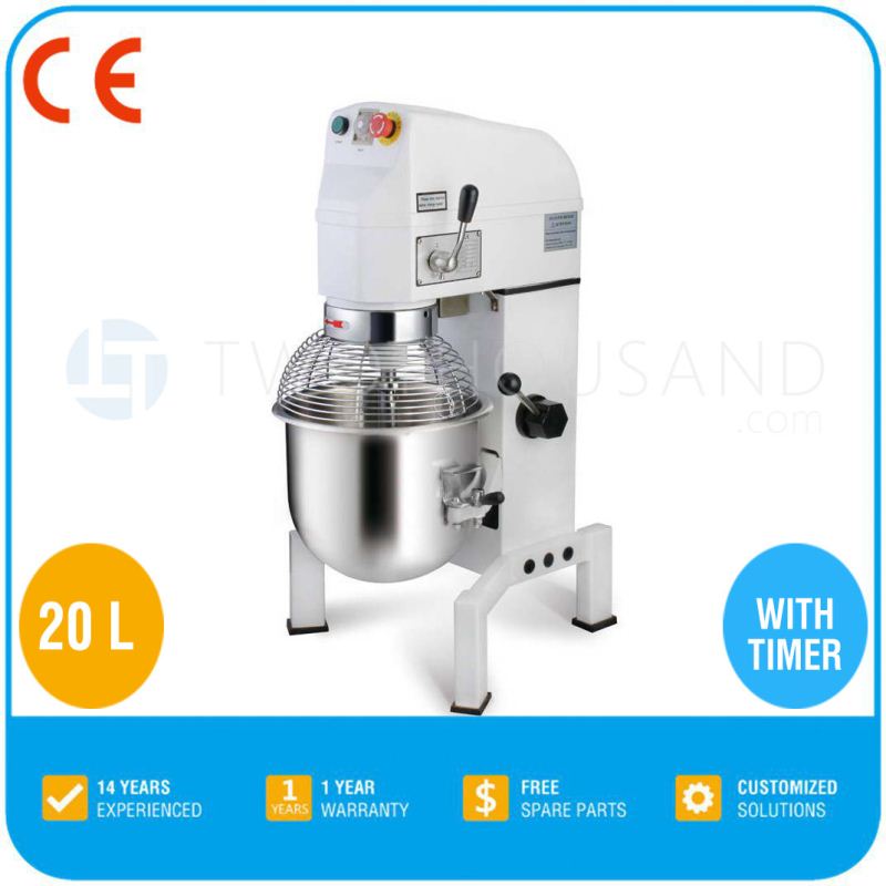 -b2020リットルプラネタリーミキサー、 タイマー付き、 ガード付、 ce、 ベルト伝動、 b20k問屋・仕入れ・卸・卸売り