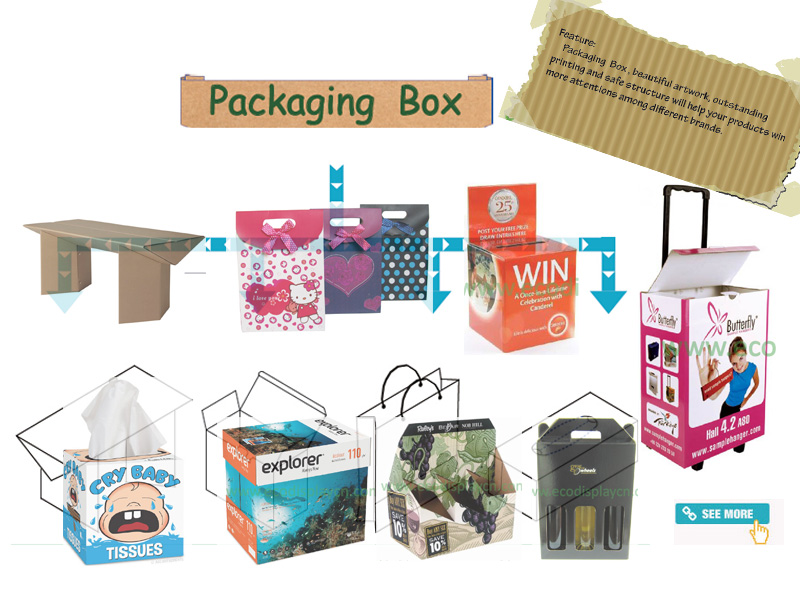 Cardboard Pallet Display for Chewing Gum Display Rack