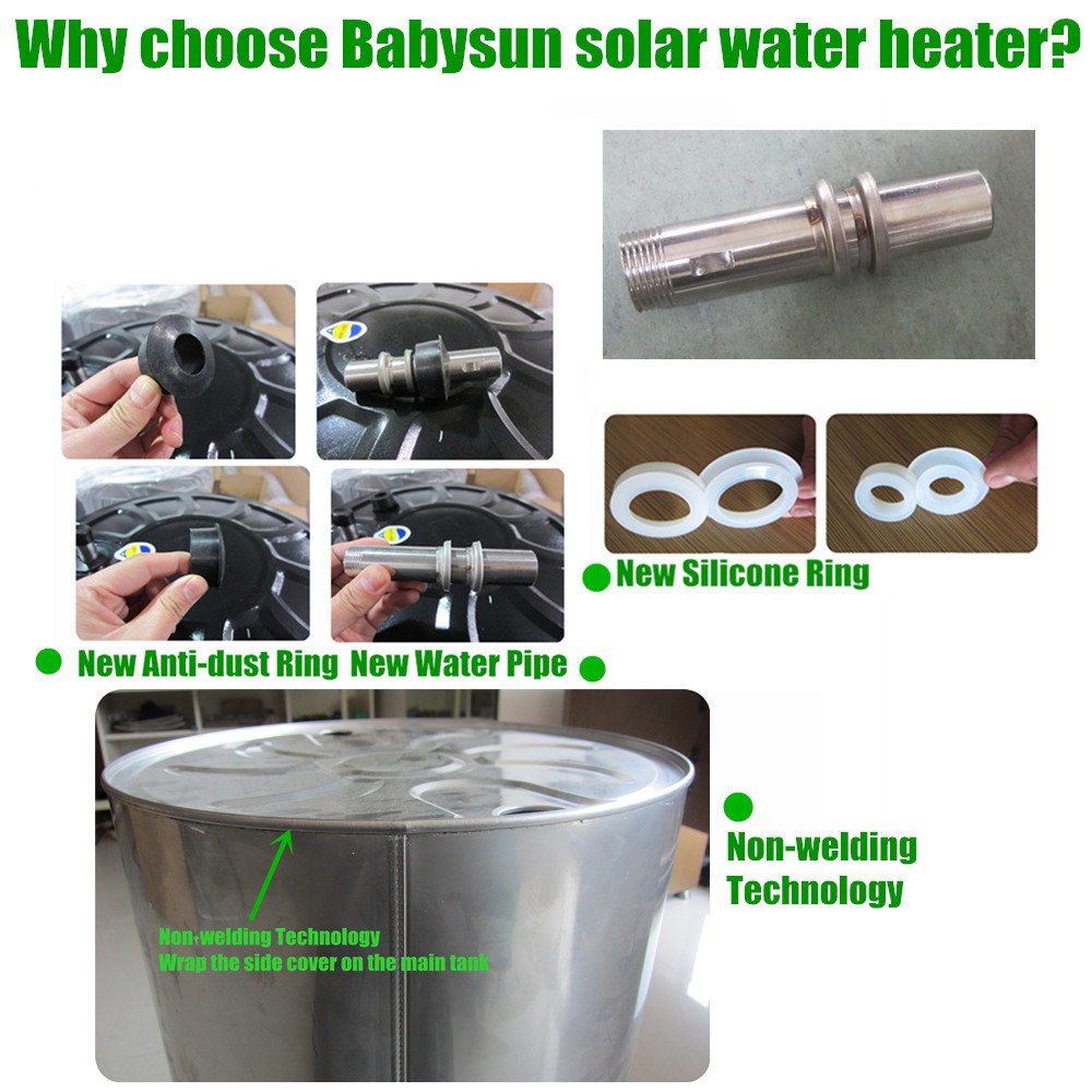 solar hot water boiler with new feeding float for